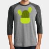 Mens Perfect Tri ® 3/4 Sleeve Raglan Thumbnail