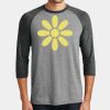 Mens Perfect Tri ® 3/4 Sleeve Raglan Thumbnail
