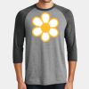 Mens Perfect Tri ® 3/4 Sleeve Raglan Thumbnail
