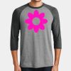 Mens Perfect Tri ® 3/4 Sleeve Raglan Thumbnail