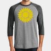 Mens Perfect Tri ® 3/4 Sleeve Raglan Thumbnail