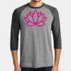 Mens Perfect Tri ® 3/4 Sleeve Raglan Thumbnail