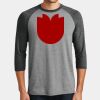 Mens Perfect Tri ® 3/4 Sleeve Raglan Thumbnail