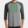 Mens Perfect Tri ® 3/4 Sleeve Raglan Thumbnail