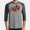 Mens Perfect Tri ® 3/4 Sleeve Raglan Thumbnail