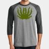Mens Perfect Tri ® 3/4 Sleeve Raglan Thumbnail