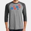 Mens Perfect Tri ® 3/4 Sleeve Raglan Thumbnail