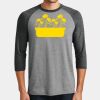 Mens Perfect Tri ® 3/4 Sleeve Raglan Thumbnail