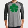 Mens Perfect Tri ® 3/4 Sleeve Raglan Thumbnail