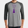 Mens Perfect Tri ® 3/4 Sleeve Raglan Thumbnail