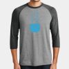 Mens Perfect Tri ® 3/4 Sleeve Raglan Thumbnail