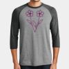 Mens Perfect Tri ® 3/4 Sleeve Raglan Thumbnail
