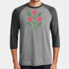Mens Perfect Tri ® 3/4 Sleeve Raglan Thumbnail