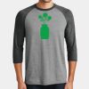 Mens Perfect Tri ® 3/4 Sleeve Raglan Thumbnail