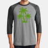 Mens Perfect Tri ® 3/4 Sleeve Raglan Thumbnail