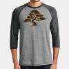 Mens Perfect Tri ® 3/4 Sleeve Raglan Thumbnail