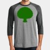Mens Perfect Tri ® 3/4 Sleeve Raglan Thumbnail
