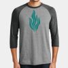 Mens Perfect Tri ® 3/4 Sleeve Raglan Thumbnail