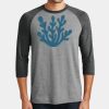 Mens Perfect Tri ® 3/4 Sleeve Raglan Thumbnail