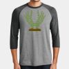 Mens Perfect Tri ® 3/4 Sleeve Raglan Thumbnail
