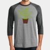 Mens Perfect Tri ® 3/4 Sleeve Raglan Thumbnail