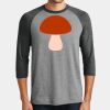 Mens Perfect Tri ® 3/4 Sleeve Raglan Thumbnail