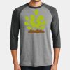 Mens Perfect Tri ® 3/4 Sleeve Raglan Thumbnail