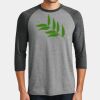 Mens Perfect Tri ® 3/4 Sleeve Raglan Thumbnail