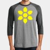 Mens Perfect Tri ® 3/4 Sleeve Raglan Thumbnail