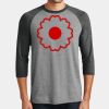 Mens Perfect Tri ® 3/4 Sleeve Raglan Thumbnail