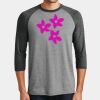 Mens Perfect Tri ® 3/4 Sleeve Raglan Thumbnail