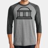 Mens Perfect Tri ® 3/4 Sleeve Raglan Thumbnail