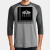 Mens Perfect Tri ® 3/4 Sleeve Raglan Thumbnail