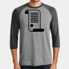 Mens Perfect Tri ® 3/4 Sleeve Raglan Thumbnail