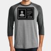 Mens Perfect Tri ® 3/4 Sleeve Raglan Thumbnail
