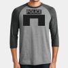 Mens Perfect Tri ® 3/4 Sleeve Raglan Thumbnail
