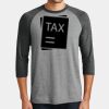 Mens Perfect Tri ® 3/4 Sleeve Raglan Thumbnail