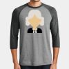 Mens Perfect Tri ® 3/4 Sleeve Raglan Thumbnail