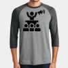 Mens Perfect Tri ® 3/4 Sleeve Raglan Thumbnail
