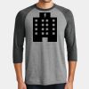 Mens Perfect Tri ® 3/4 Sleeve Raglan Thumbnail