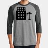 Mens Perfect Tri ® 3/4 Sleeve Raglan Thumbnail
