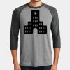 Mens Perfect Tri ® 3/4 Sleeve Raglan Thumbnail