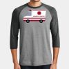 Mens Perfect Tri ® 3/4 Sleeve Raglan Thumbnail