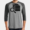 Mens Perfect Tri ® 3/4 Sleeve Raglan Thumbnail