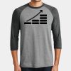 Mens Perfect Tri ® 3/4 Sleeve Raglan Thumbnail