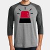 Mens Perfect Tri ® 3/4 Sleeve Raglan Thumbnail
