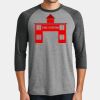 Mens Perfect Tri ® 3/4 Sleeve Raglan Thumbnail