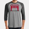 Mens Perfect Tri ® 3/4 Sleeve Raglan Thumbnail