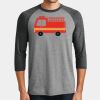 Mens Perfect Tri ® 3/4 Sleeve Raglan Thumbnail