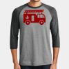 Mens Perfect Tri ® 3/4 Sleeve Raglan Thumbnail
